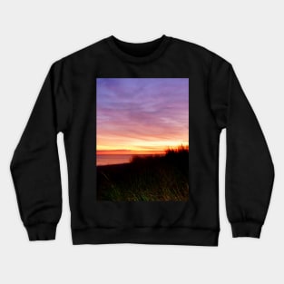 Lonely Beach at Sunrise Norfolk VA Crewneck Sweatshirt